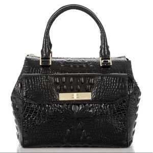 Brahmin Malia Black Melbourne Satchel